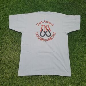Vintage 1989 Screen Stars TNT Tournament T-Shirt Mens Medium (Tagged L)